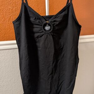Torrid Black Ring Detail Tank Top